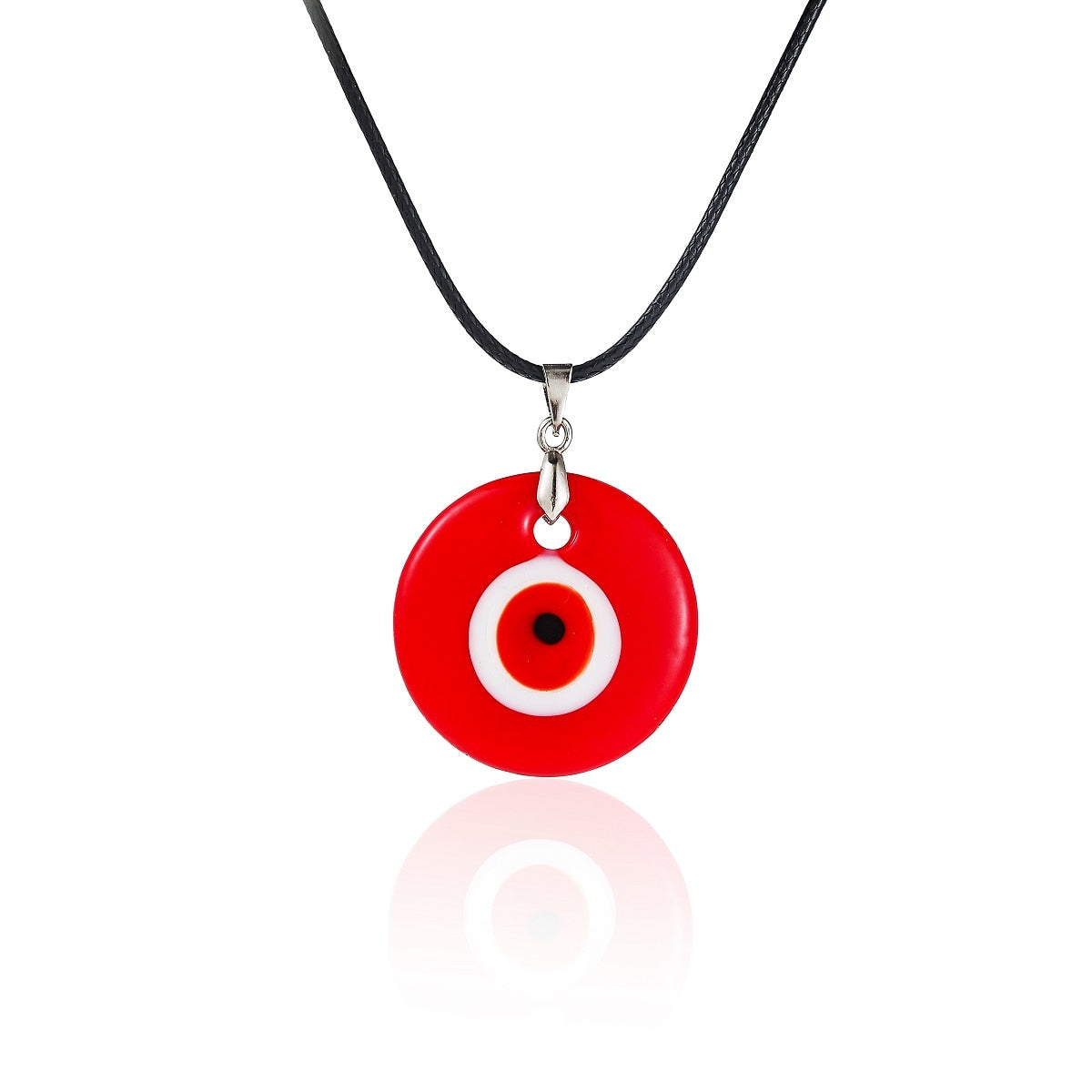 Glass Evil Eye Choker Necklace