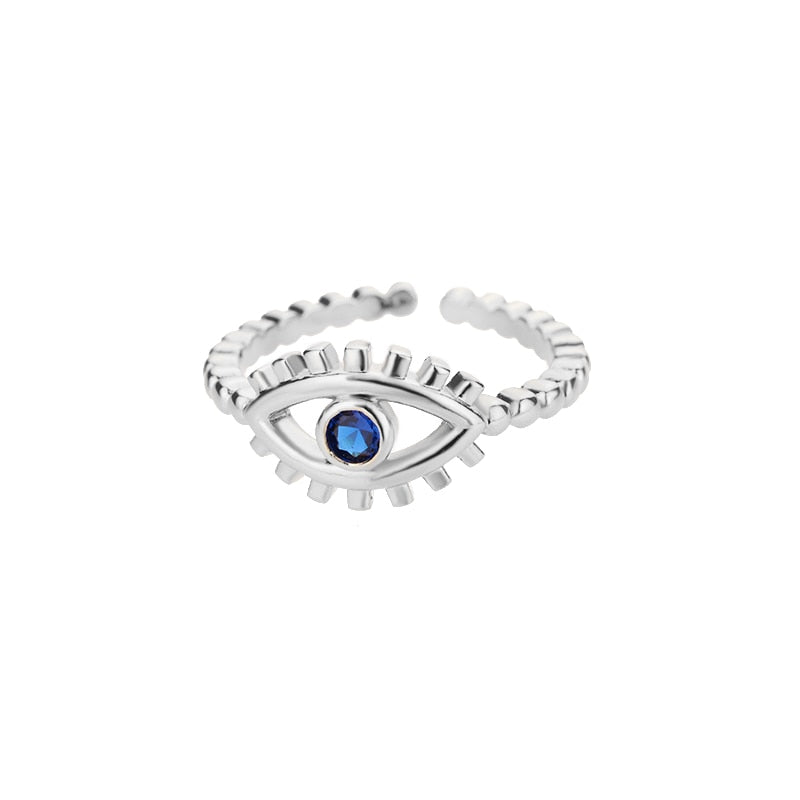 Evil Eye Open Party Ring