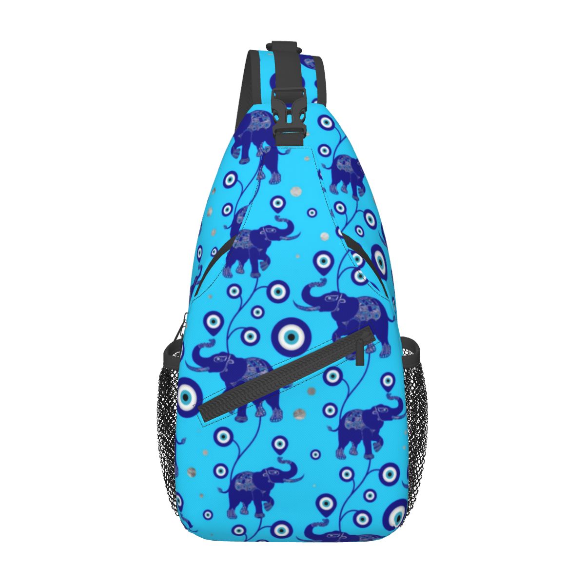 Butterfly & Nazar Printed Evil Eye Shoulder Bags