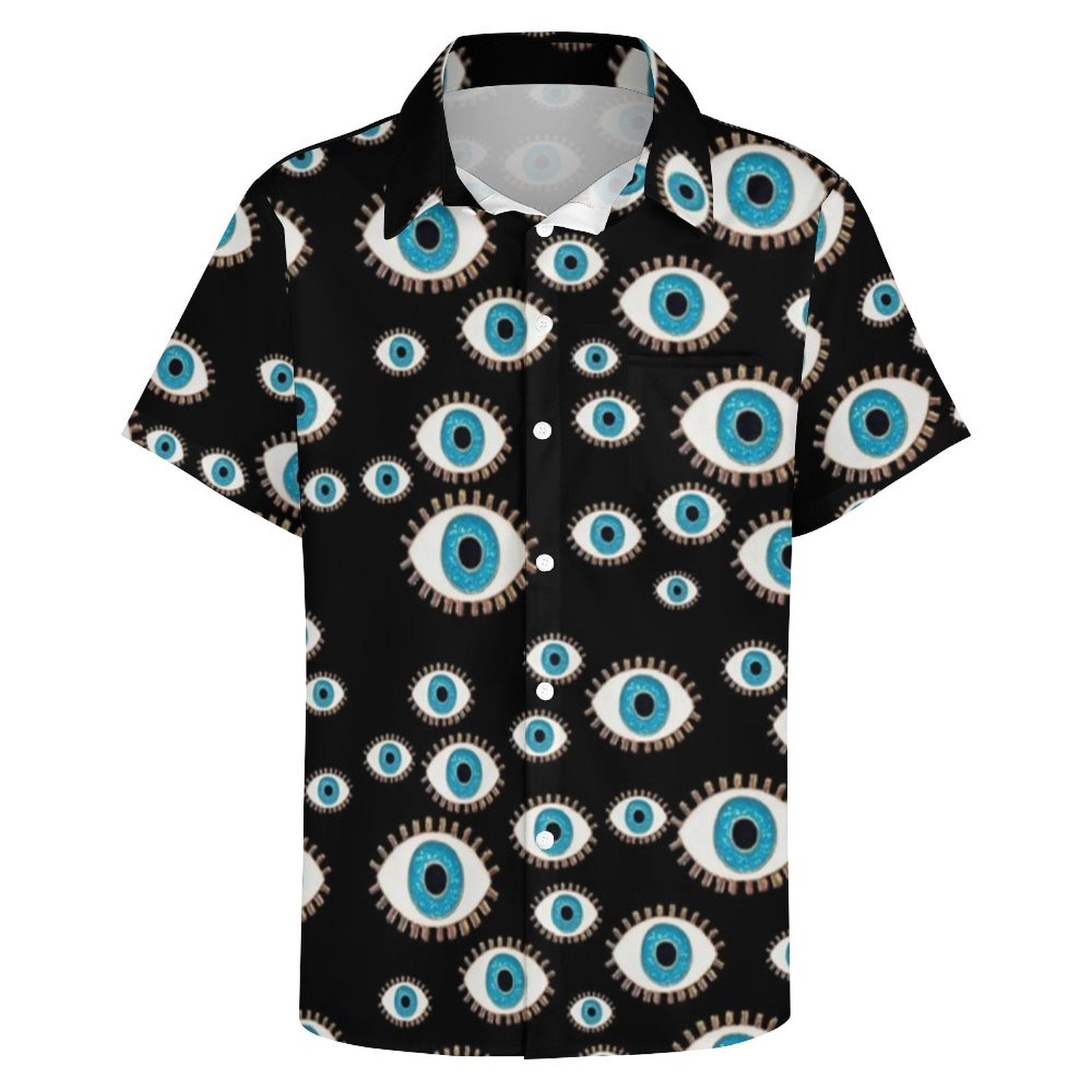 greek evil eye casual shirts
