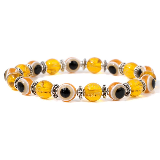 Lucky stone Evil Eye Amulet Bracelet