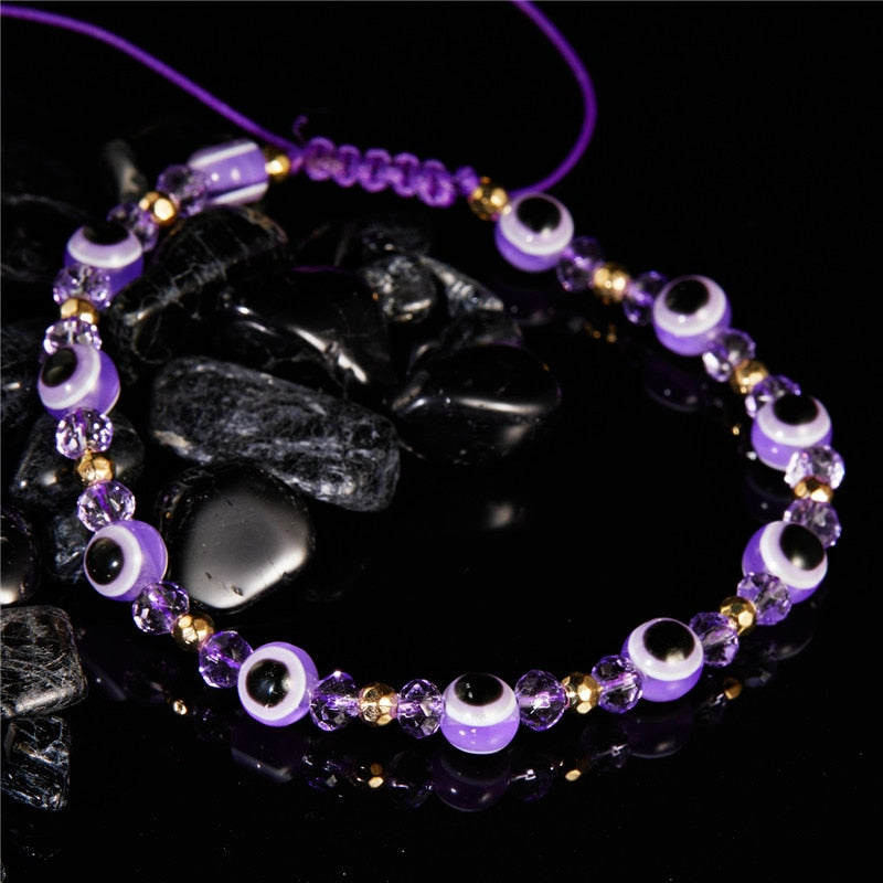 Classic Greek Eye Talisman Beaded Bracelet