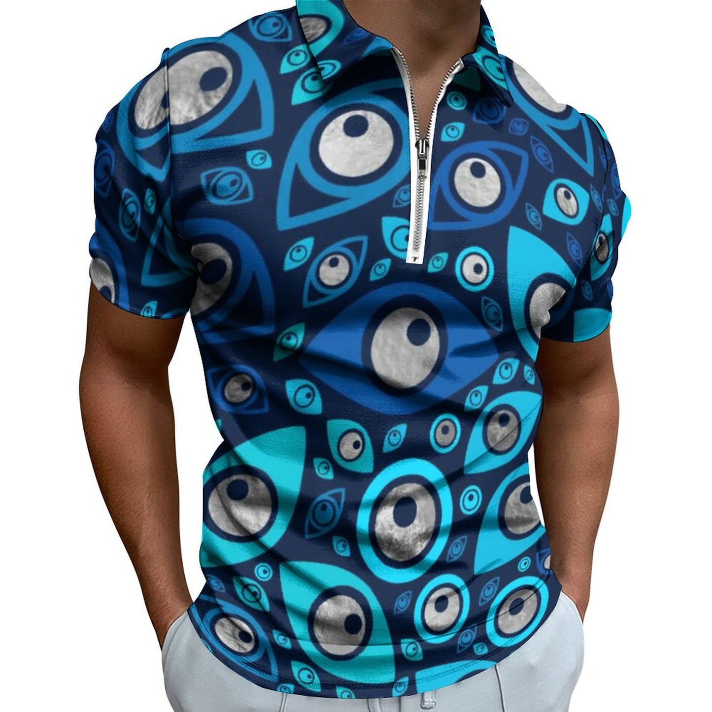 Evil Eye Short Sleeve Summer Shirts