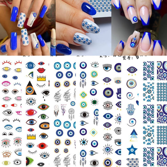 Evil Eye Nail Art Sticker