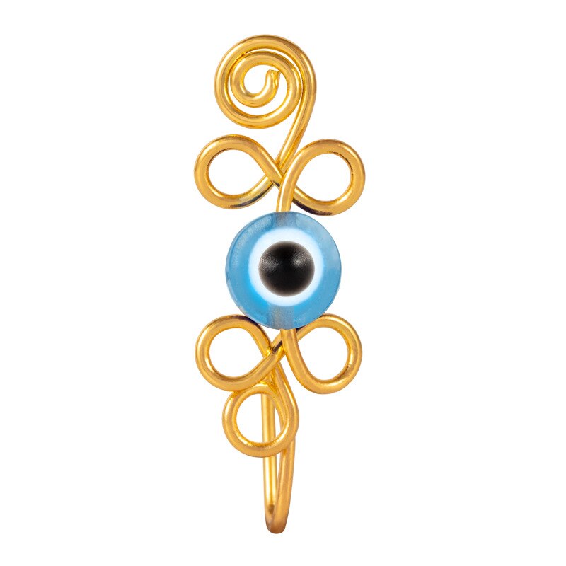 Evil Eye Steel Nose Cuff