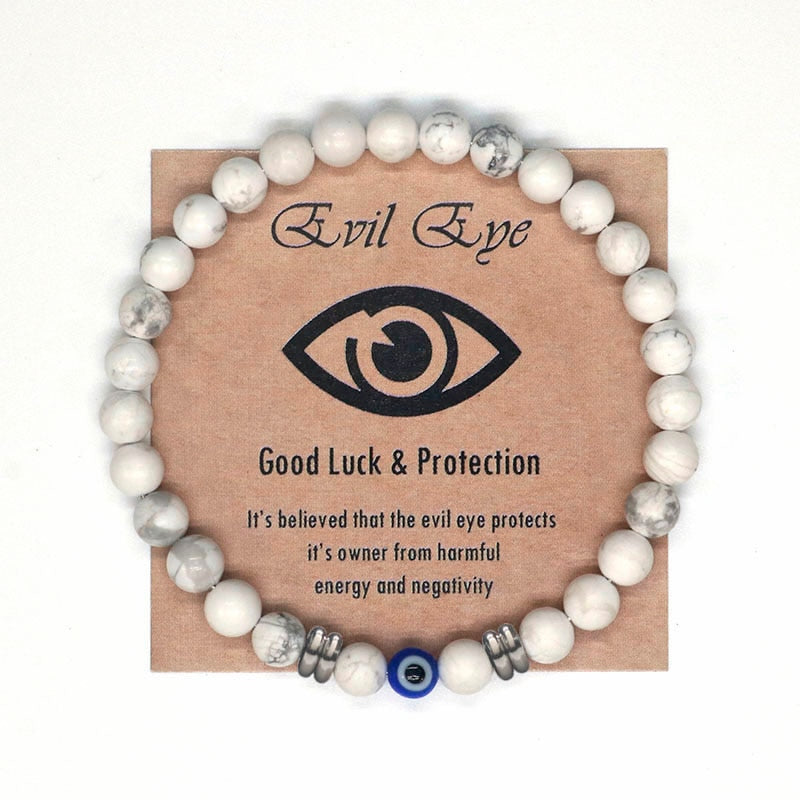 Turkish Evil Eye Precious Stone Bracelet