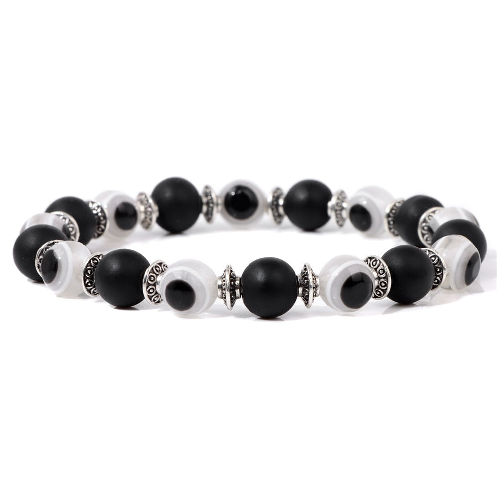Lucky stone Evil Eye Bracelet