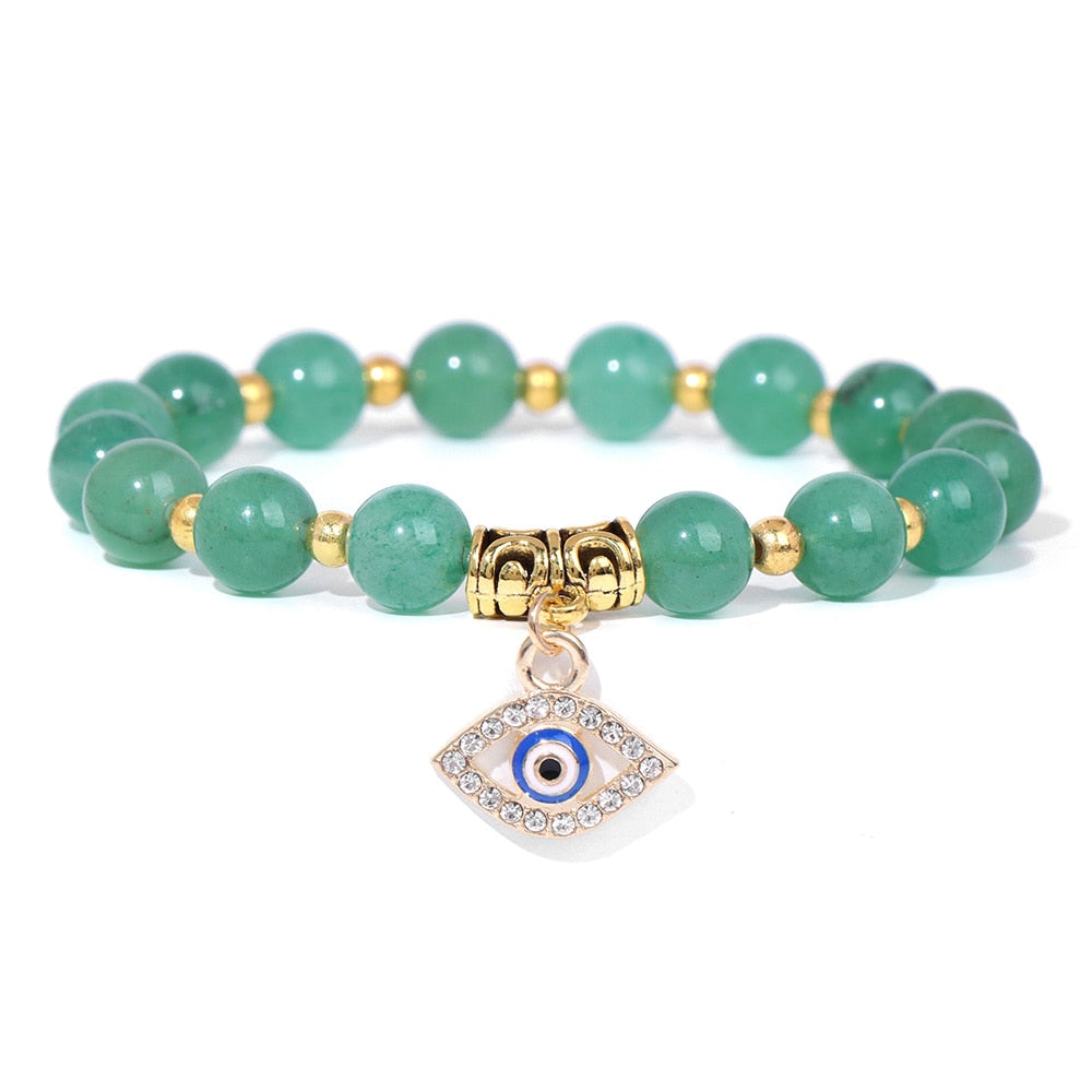 Talisman Evil Eye Charm Stone Bracelets