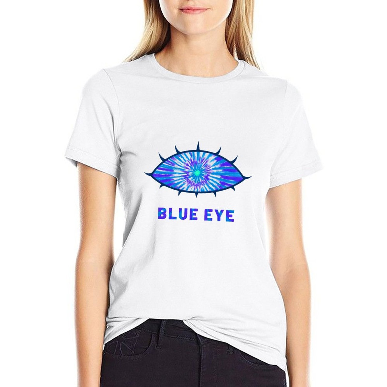 evil eye cotton women t-shirt