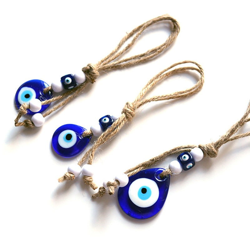 Simple Solid Evil Eye keychain