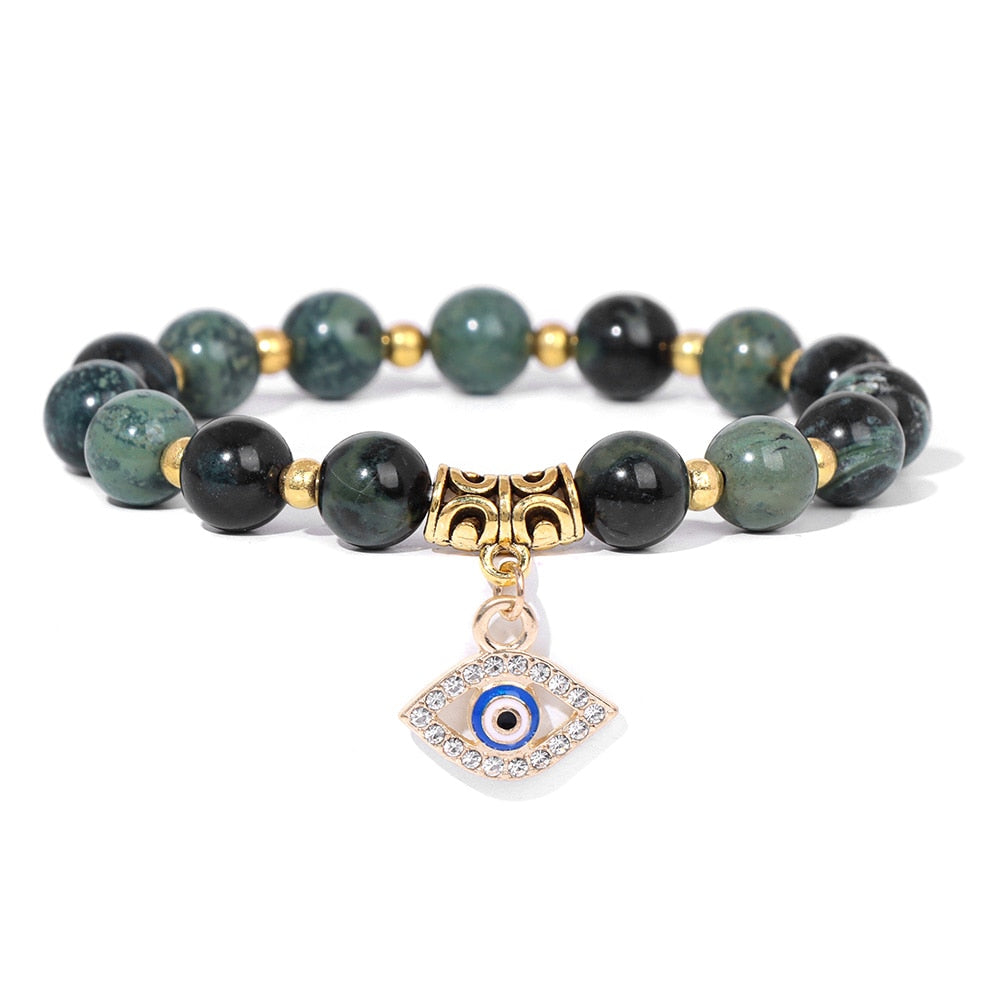 Talisman Evil Eye Charm Stone Bracelets