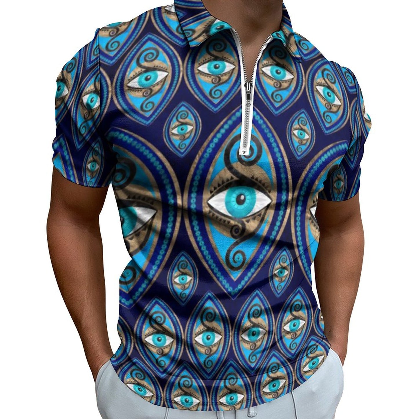 Evil Eye Short Sleeve Summer Shirts