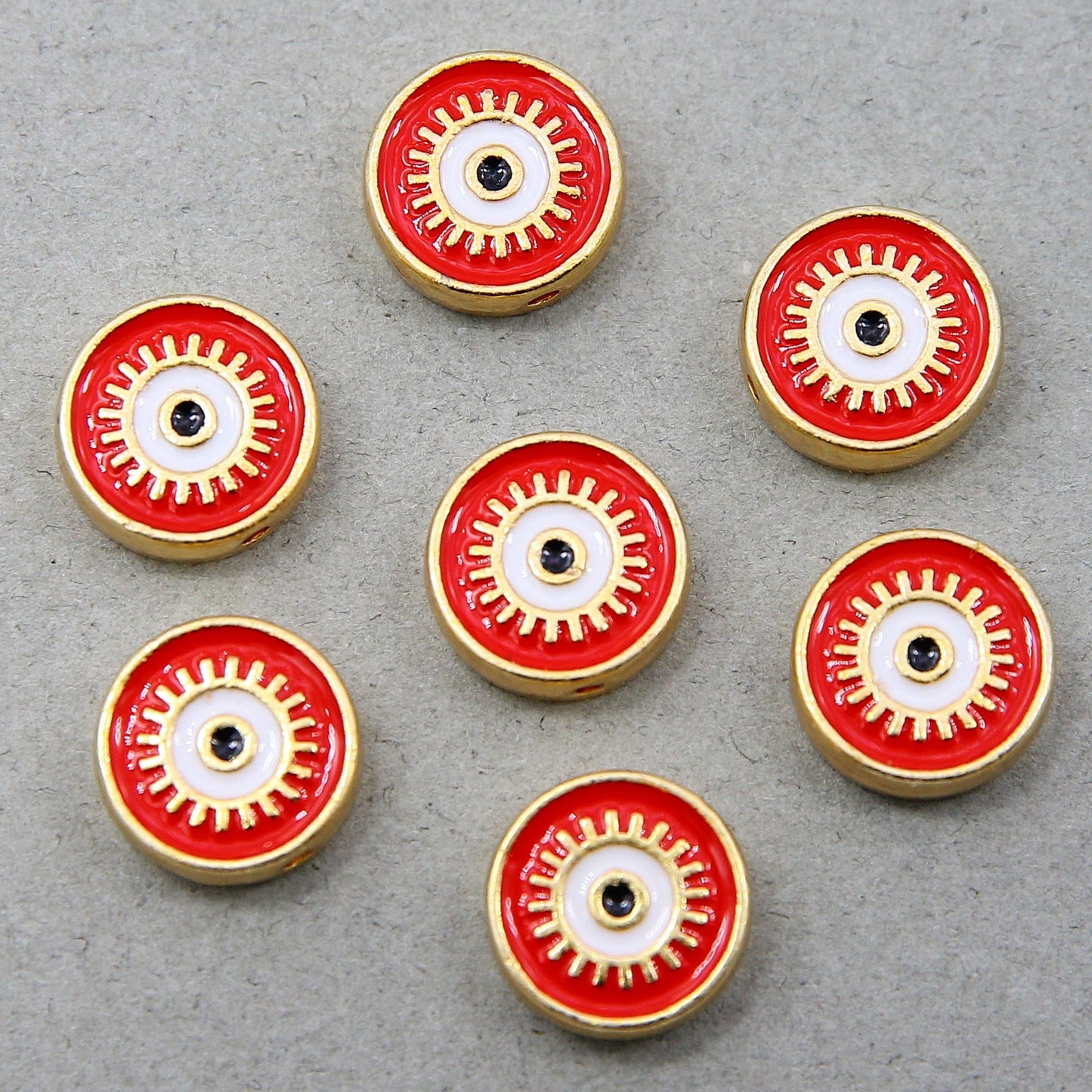 6pcs Evil Eye Beads