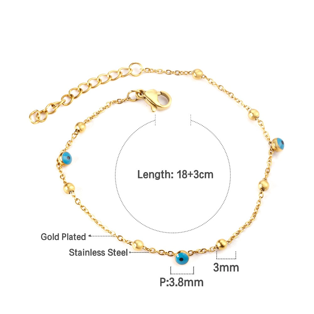 Colorful Evil Eye Handwrist Bracelet