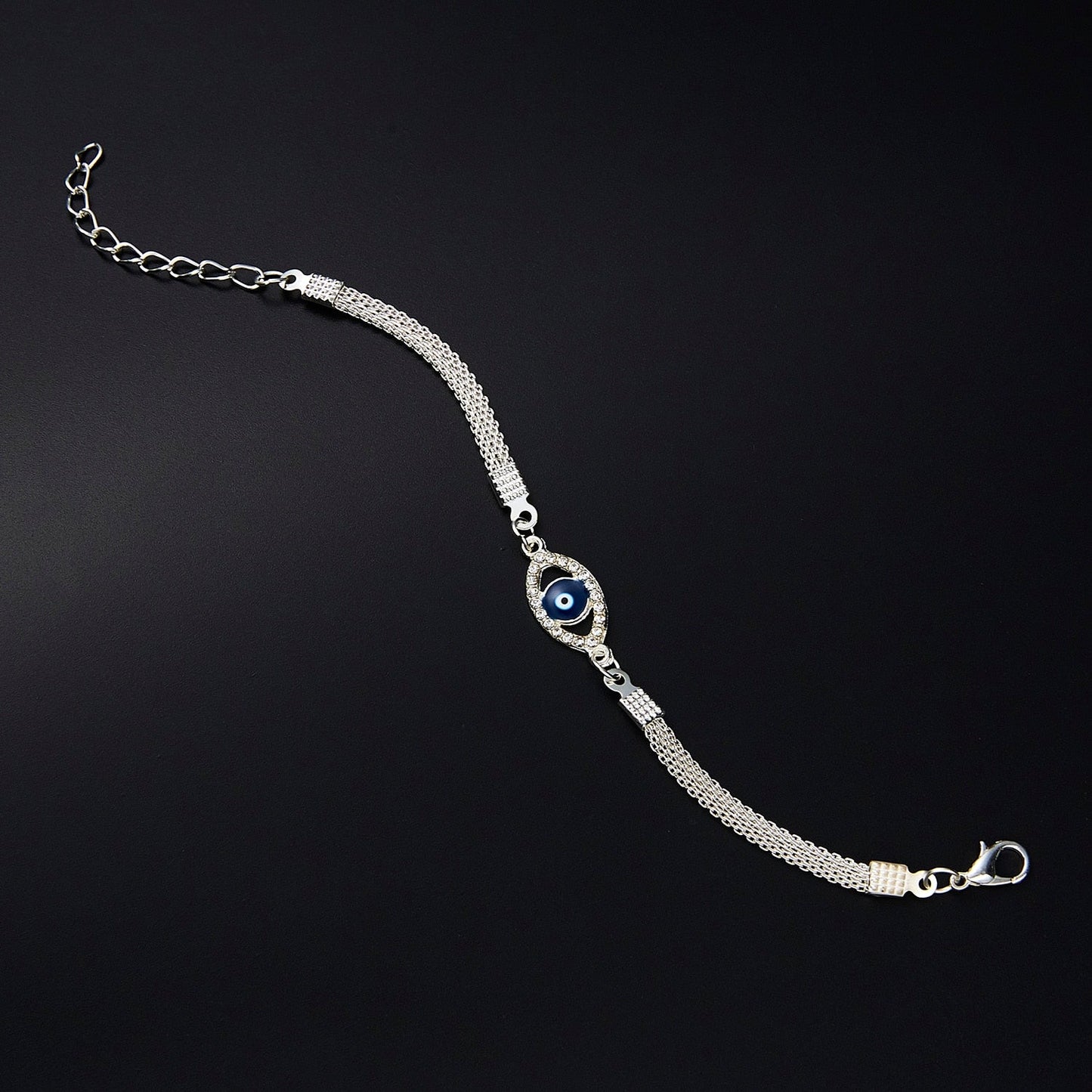 Blue Stone Evil Eye Bracelet