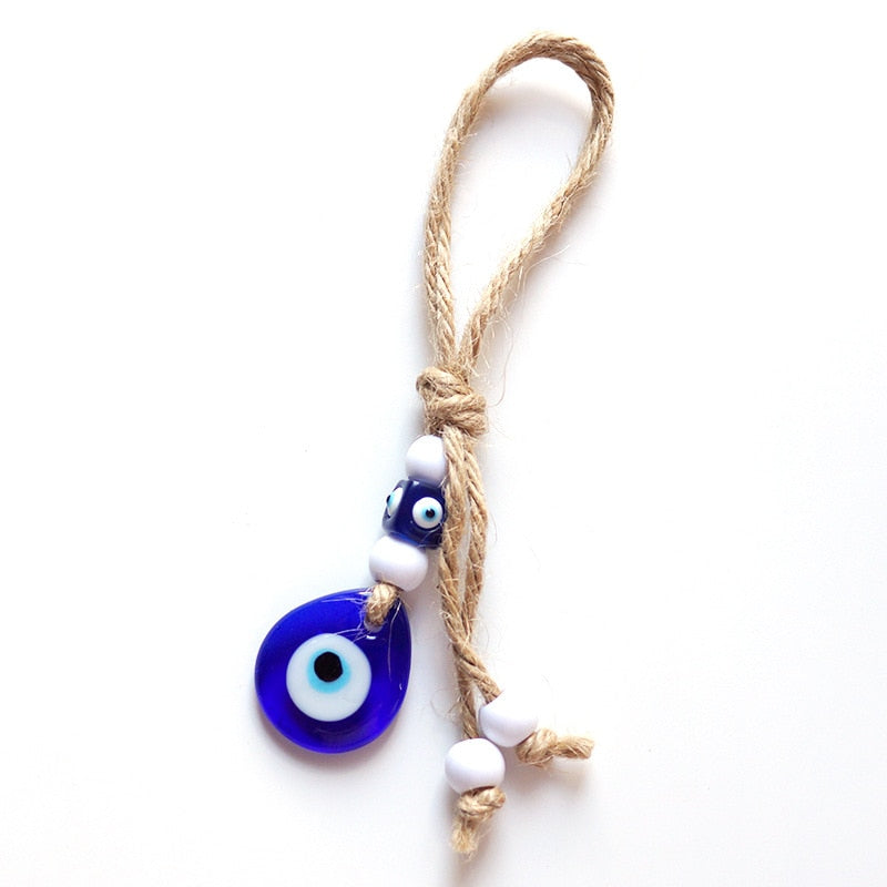 Simple Solid Evil Eye keychain