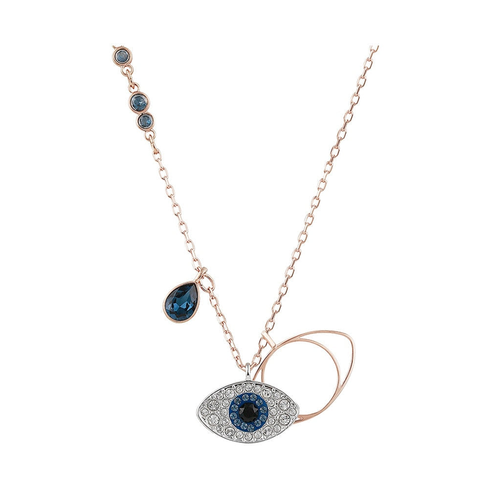 trendy evil eye pendant necklace