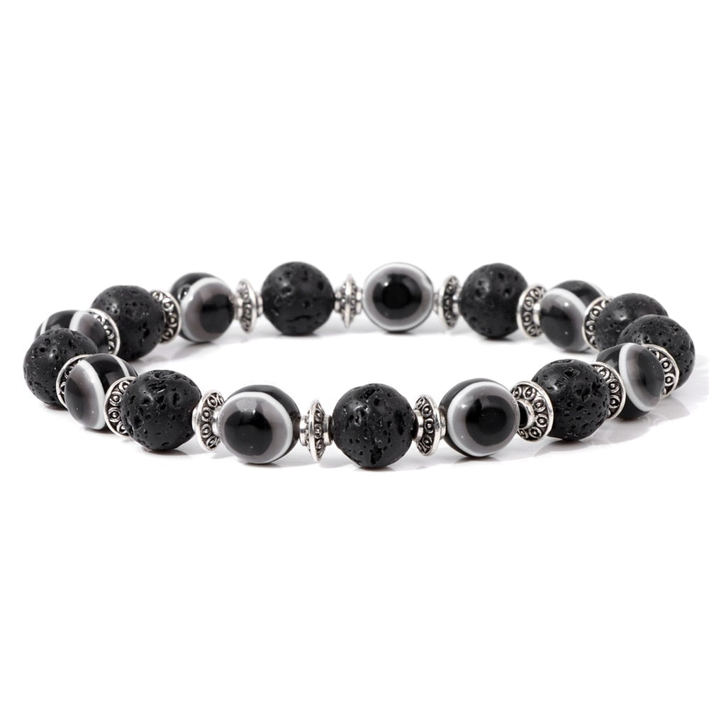 Lucky stone Evil Eye Bracelet