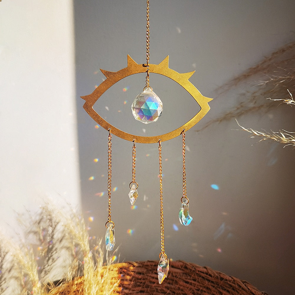 Rainbow Prism Evil Eye Home Decor