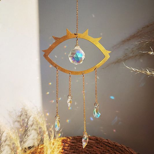 Rainbow Prism Evil Eye Home Decor