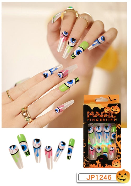 evil eye wearable nails