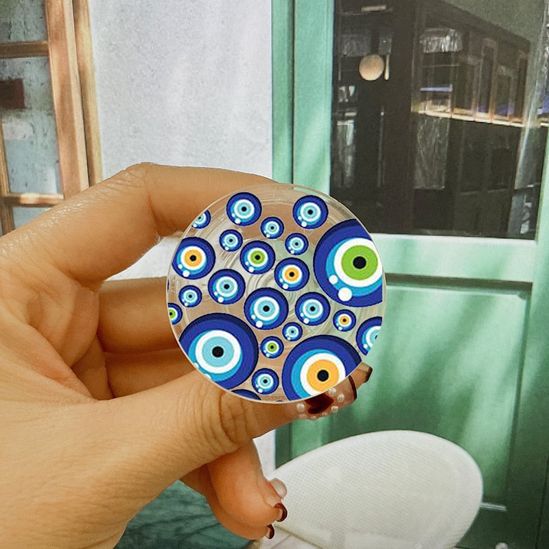 Transparent Evil Eye Popsocket