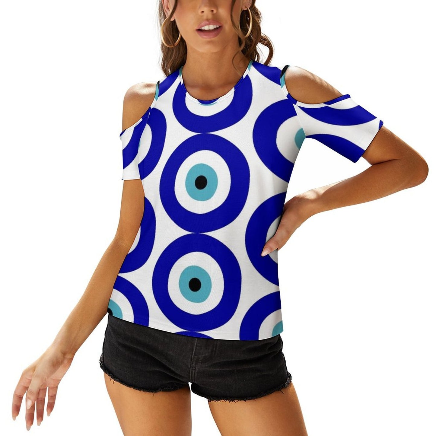 Evil Eye Printed Tops & Shirts