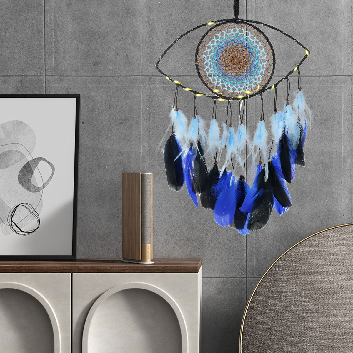 Evil Eye Wall Hanging Soft Dream Catcher