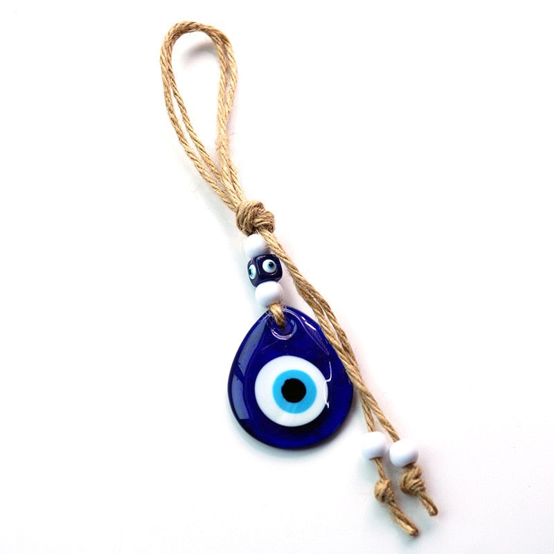 Simple Solid Evil Eye keychain