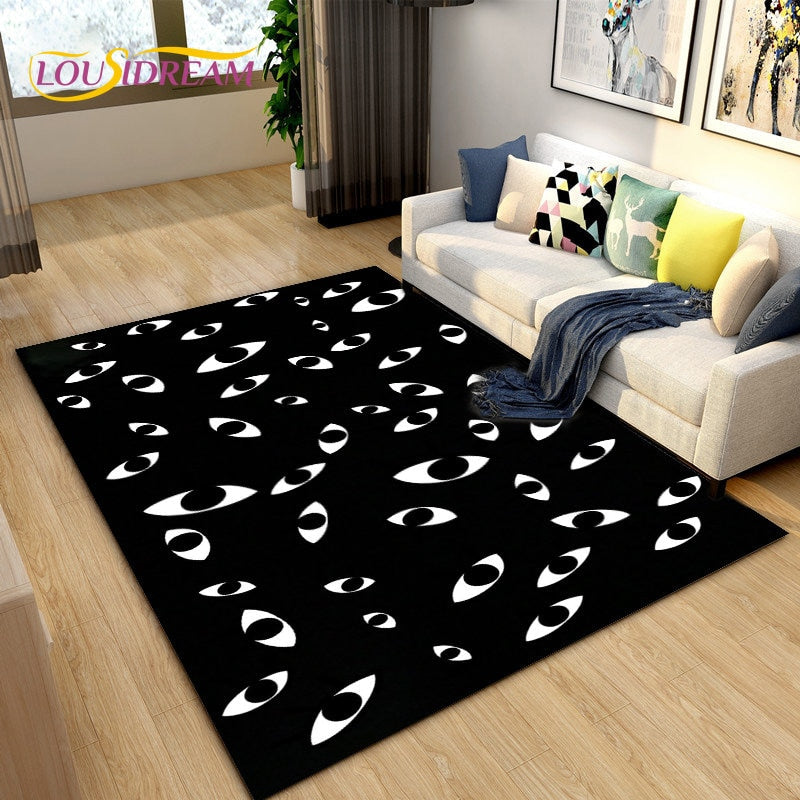 Evil Eye 3d Printed Classic Rugs