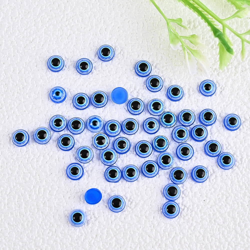 Evil Eye Rhinestones Nail Beads