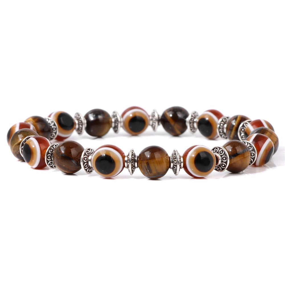 Lucky stone Evil Eye Bracelet