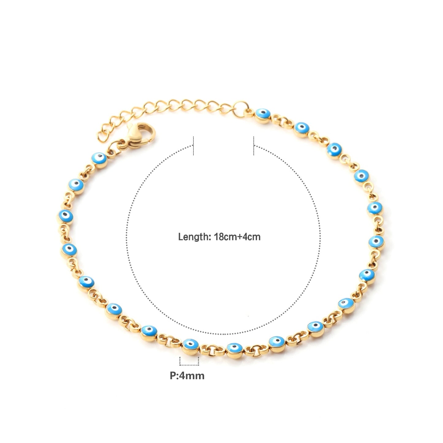 Colorful Evil Eye Handwrist Bracelet