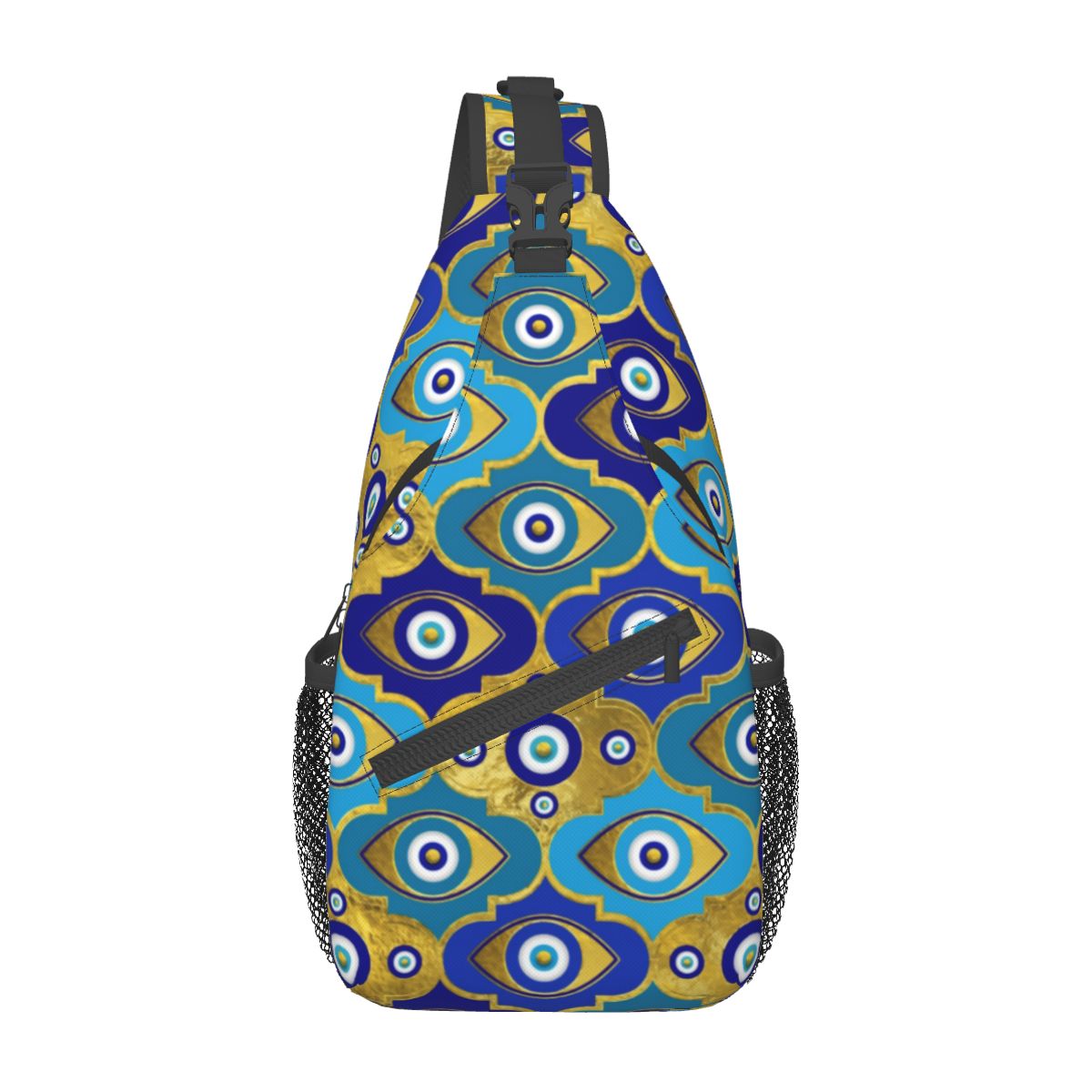 Butterfly & Nazar Printed Evil Eye Shoulder Bags