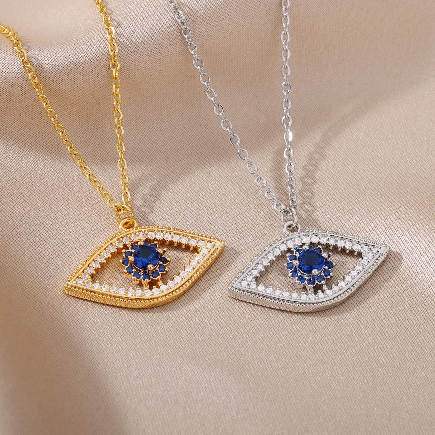 Pretty Evil Eye Gift Pendant Necklace