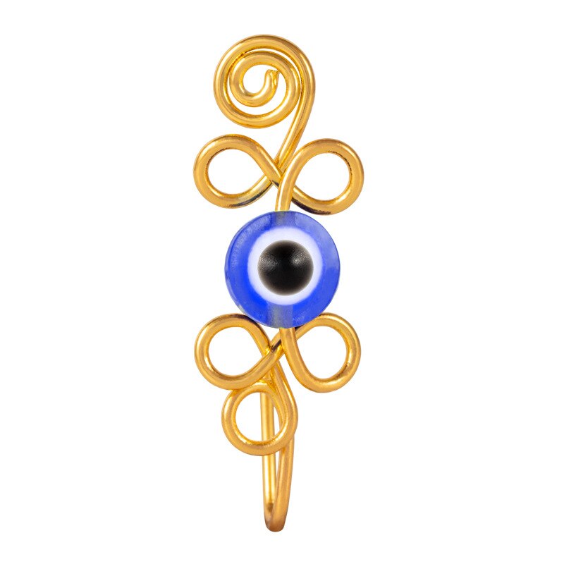 Evil Eye Steel Nose Cuff