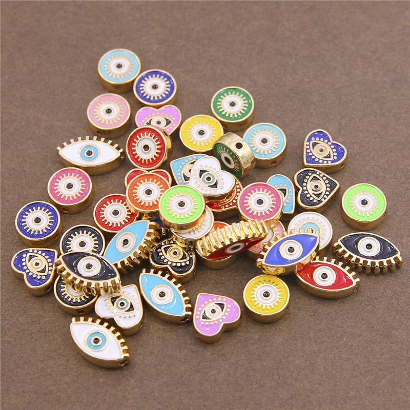 6pcs Evil Eye Beads