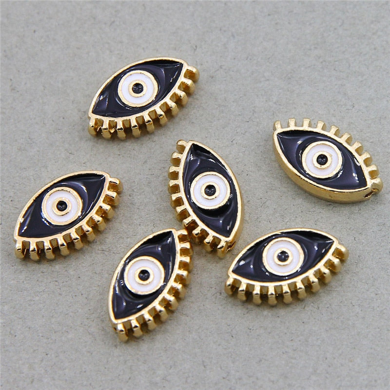6pcs Evil Eye Beads
