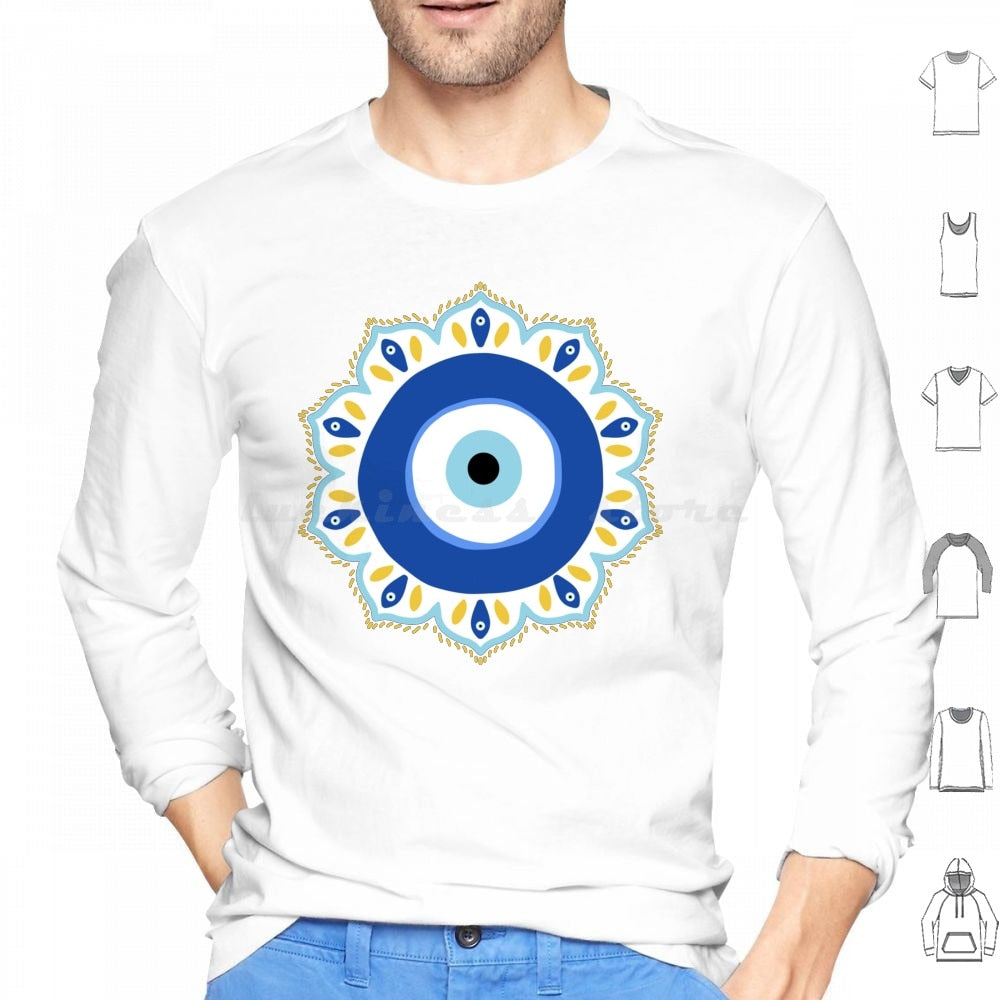evil eye cotton t-shirt