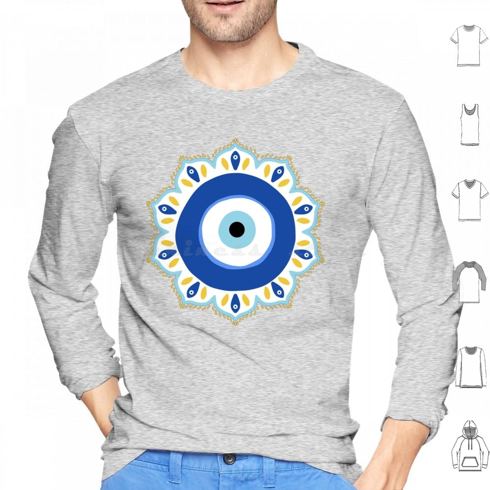 evil eye cotton t-shirt