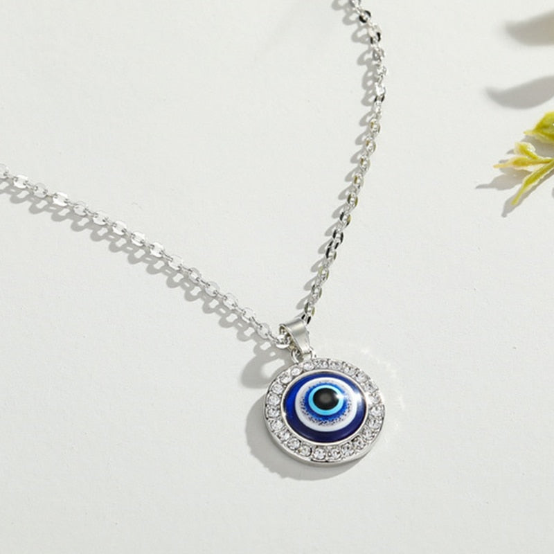 Turkish Evil Eye Lucky Pendant Necklace