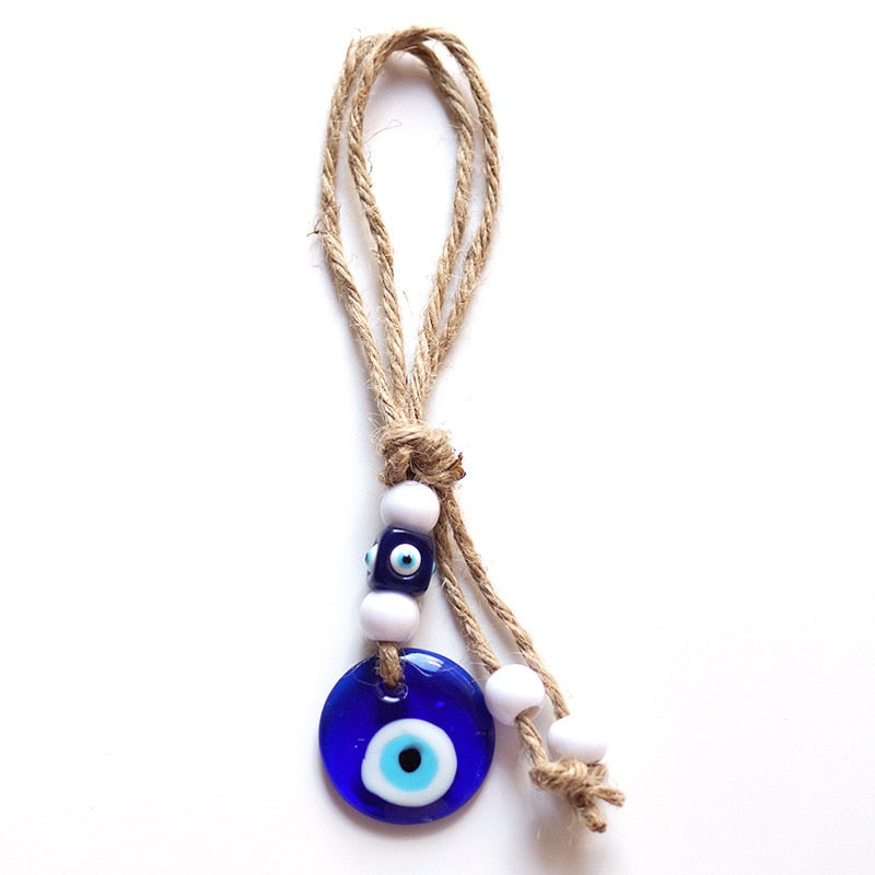 Simple Solid Evil Eye keychain