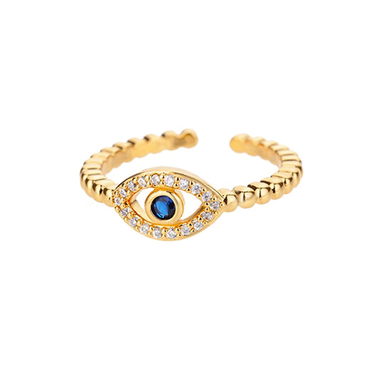 Evil Eye Open Party Ring