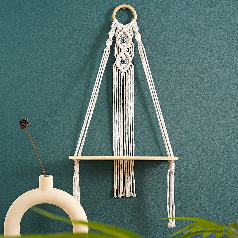 Evil Eye Wall Hanging Shelf