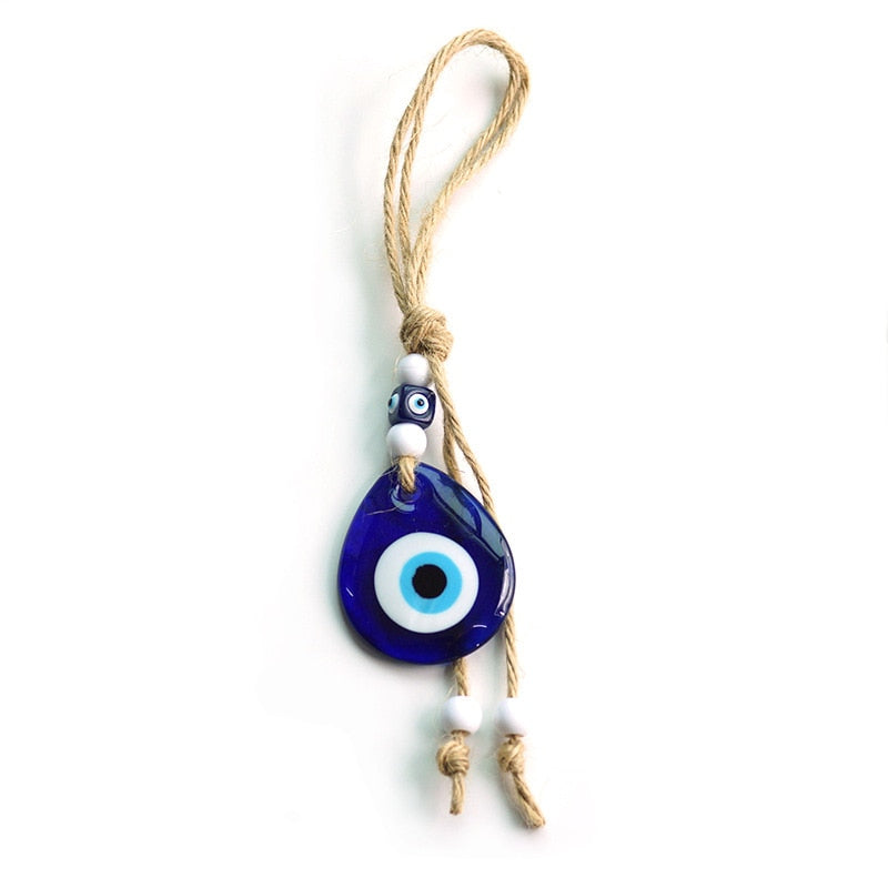 Simple Solid Evil Eye keychain