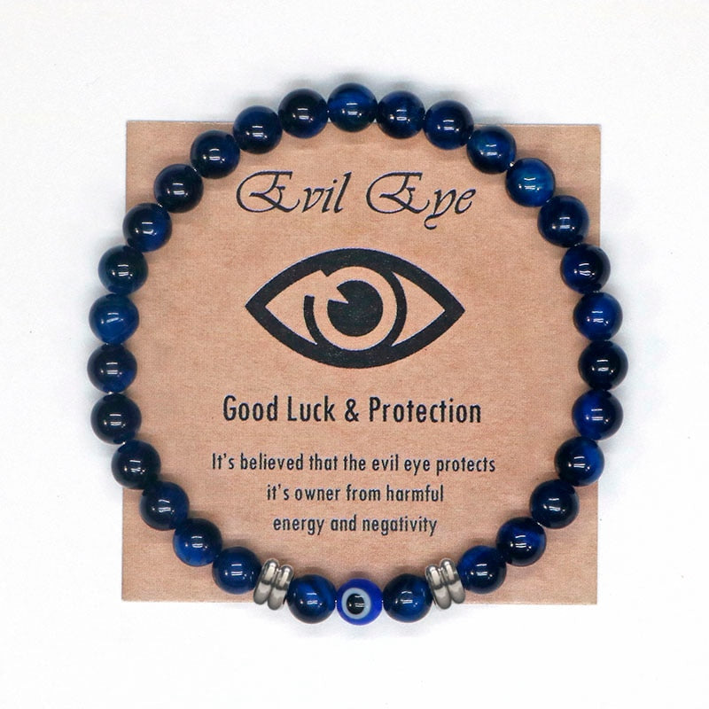 Turkish Evil Eye Precious Stone Bracelet
