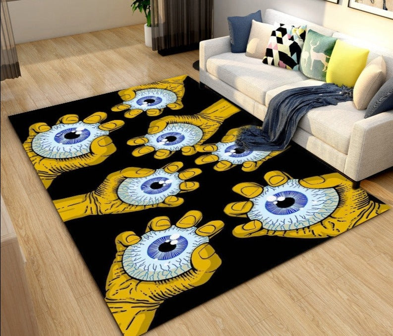 Colorful Evil Eye Rugs