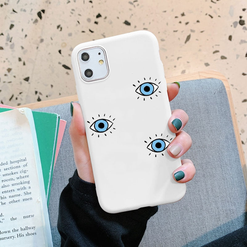 pretty evil eye phone case
