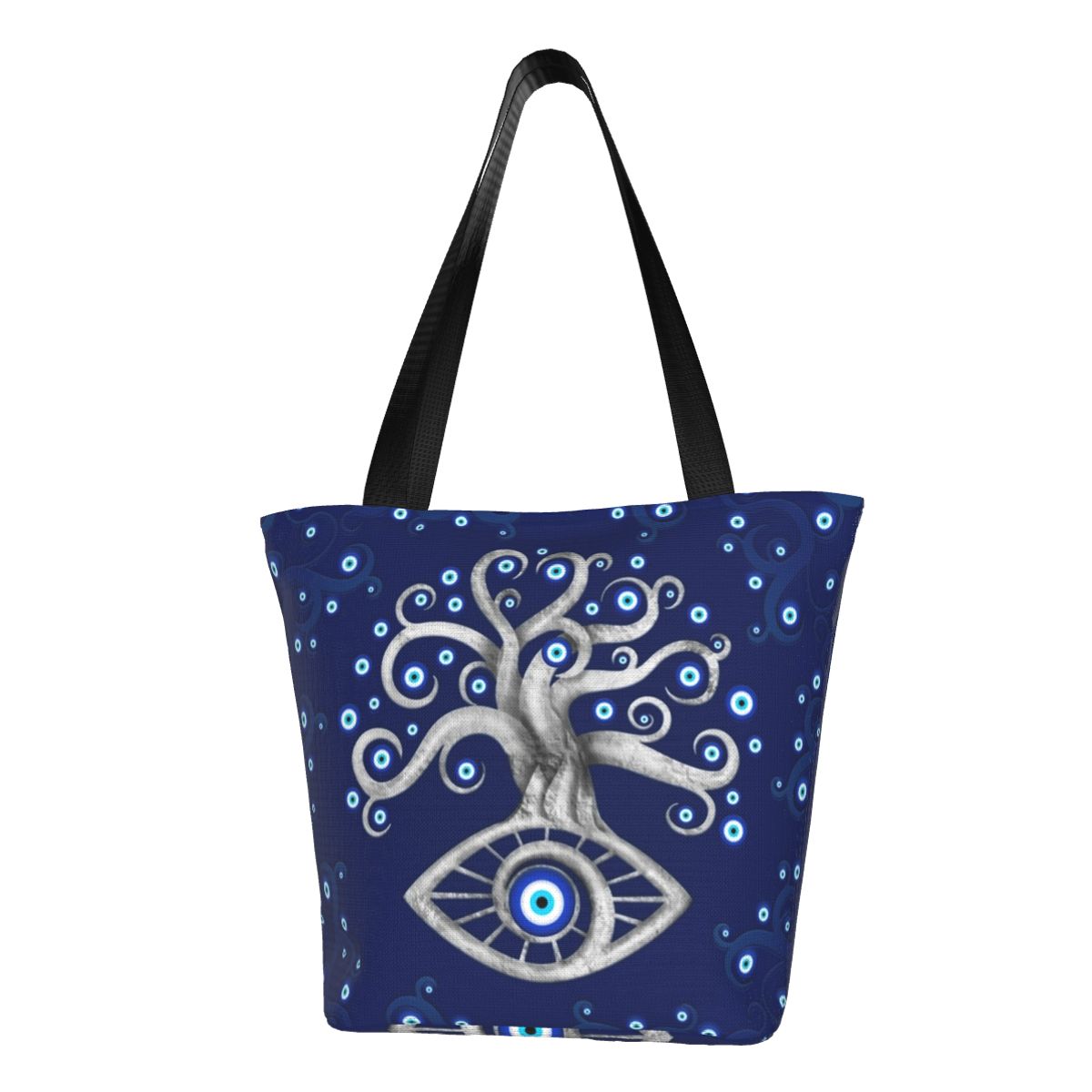 Evil Eye Printed Shoulder Bags