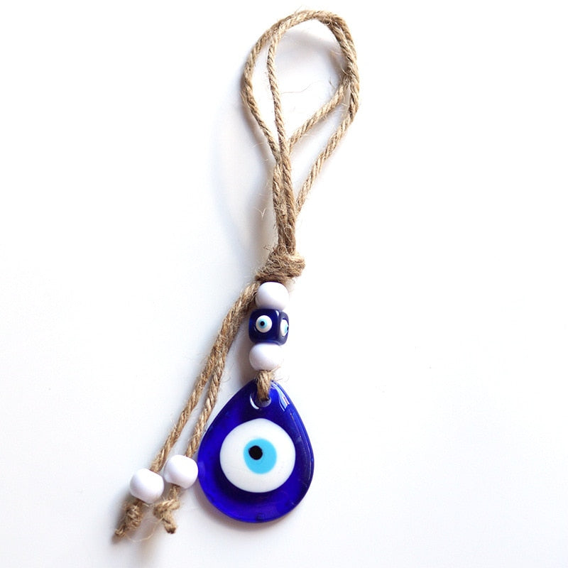 Simple Solid Evil Eye keychain